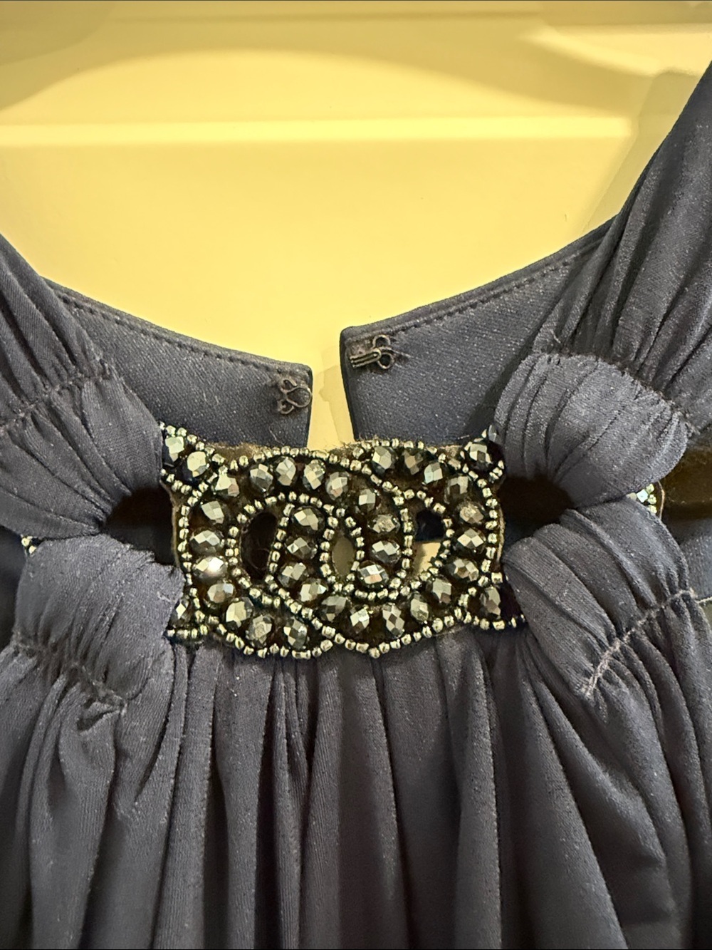 NWT Melrose Navy Halter Evening Gown sz 8 - Picture 2 of 6